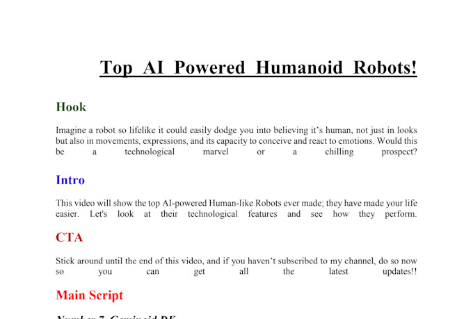 write engaging scripts for your videos on any topic